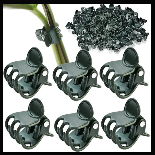 Plastic plant support clips - plastic,