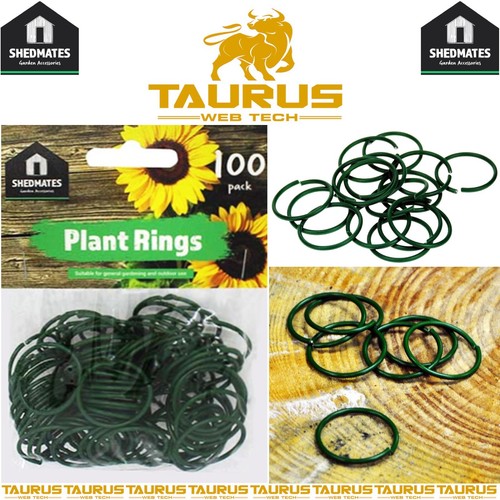 100x wire plant rings - plant,
