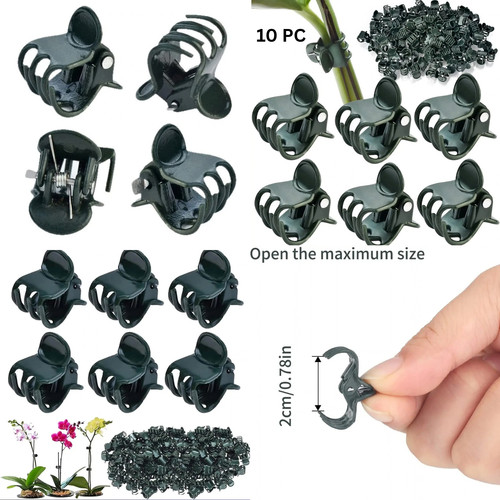 Plastic plant support clips - plant,