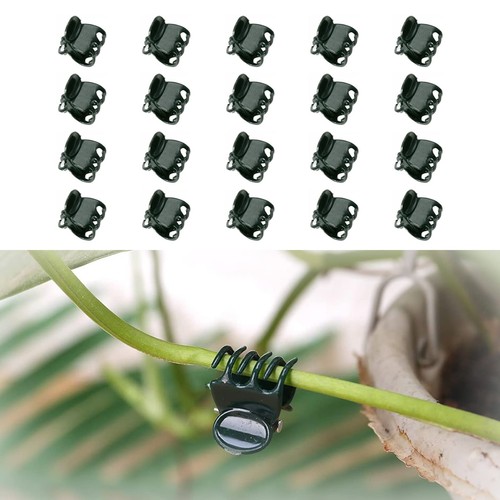 Orchid clips pieces black - 20,