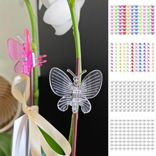 100pcs plastic butterfly - 100pcs,